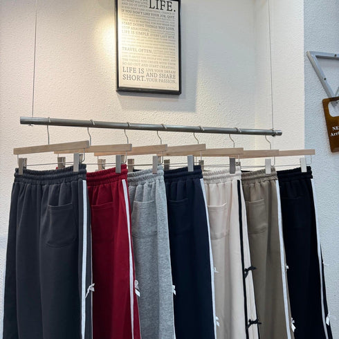 KELTIS Little Bow Decor Track Pants